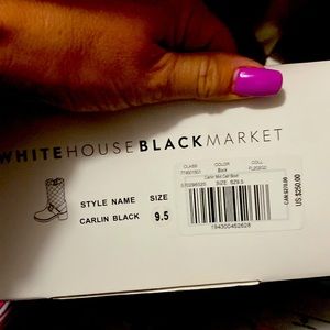 White House black market boots nwt
